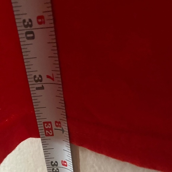 Men’s Red Graphic T Shirt Motorcycle Flaming Skull Tee Size 3XL Ride to Live - Picture 5 of 7